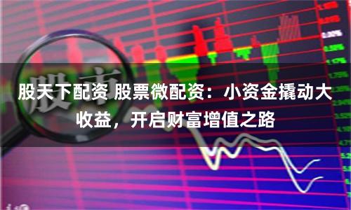 股天下配資 股票微配資：小資金撬動大收益，開啟財富增值之路